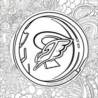 Carolina Hurricanes Logo Coloring Page 56093-44759