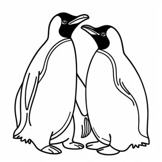 Penguin Family Coloring Pages