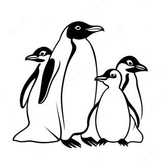 Penguin Family Coloring Page 56123-44784