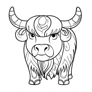 Yak Coloring Page 56143-44800