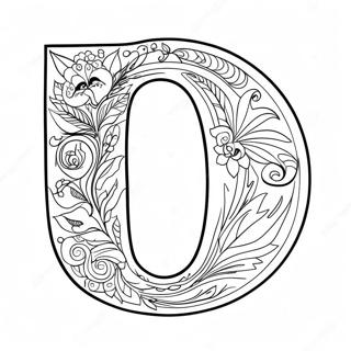 Letter O Coloring Page 5616-4590