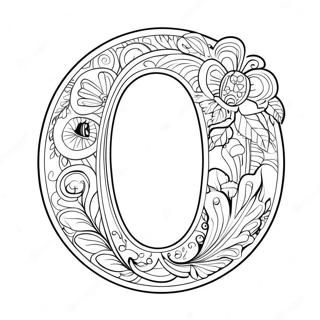 Letter O Coloring Page 5616-4591