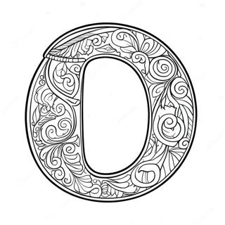 Letter O Coloring Page 5616-4592