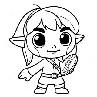 Toon Link Adventure Coloring Page 56203-44843