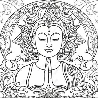 Enlightenment Spiritual Coloring Page 56223-44868