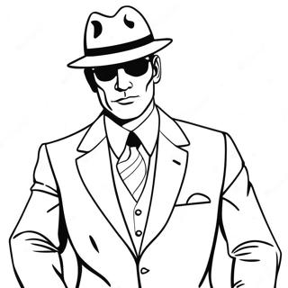 Spy Coloring Page 56233-44870