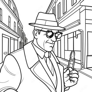 Spy Coloring Page 56233-44871