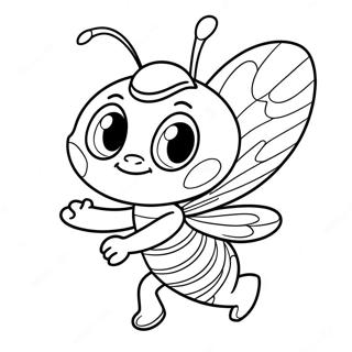 Maya The Bee Coloring Page 56243-44875