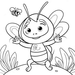 Maya The Bee With Friends Coloring Page 56244-44882