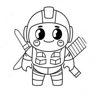 Roblox Soldier Piggy Coloring Page 56273-44903