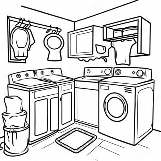 Laundry Room Coloring Page 56283-44918