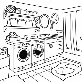 Laundry Room Coloring Page 56283-44920