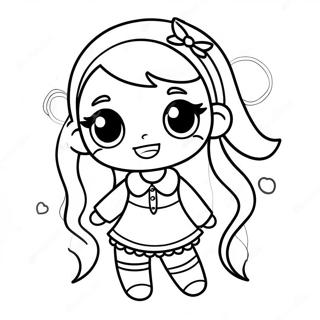 Cute Gacha Life Girl Coloring Page 562-449