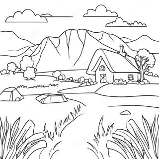 Heartland Landscape Coloring Page 56313-44942