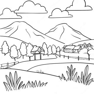 Heartland Landscape Coloring Page 56313-44944