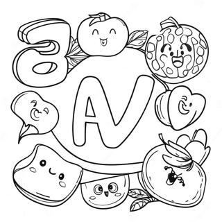 Alphabet Tracing Sheet Coloring Pages