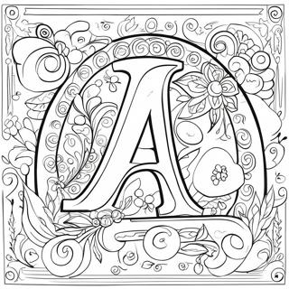 Alphabet Tracing Sheet Coloring Page 56363-44976