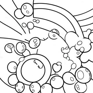 Skittles Rainbow Coloring Page 56443-45048