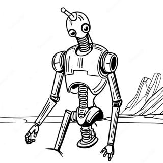 Battle Droid Coloring Page 56453-45041