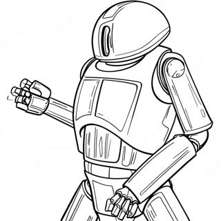 Battle Droid Coloring Page 56453-45044