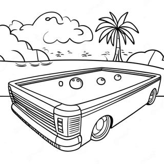 Pool Coloring Page 5646-4616