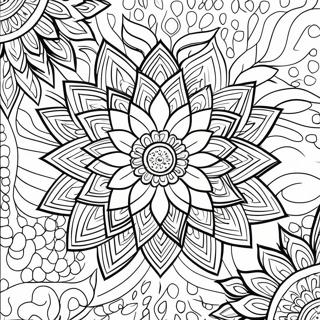 Elegant Lotus Mandala Coloring Page 56504-45086