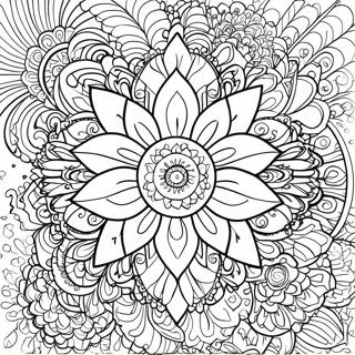 Elegant Lotus Mandala Coloring Page 56504-45087