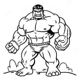 Hulk Smash Coloring Page 56514-45098