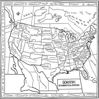 South Dakota Coloring Pages