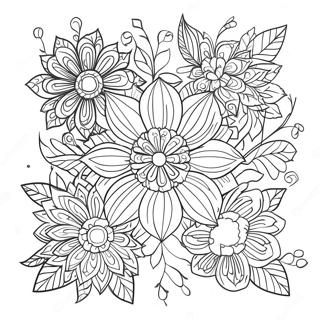 Fine Line Coloring Pages