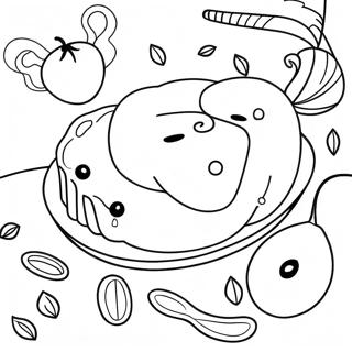 Food With Eyes Coloring Pages