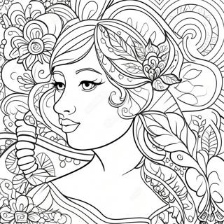 Simple Adult Easy Coloring Page 56583-45149