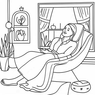 Relaxing Adult Easy Coloring Page 56584-45153