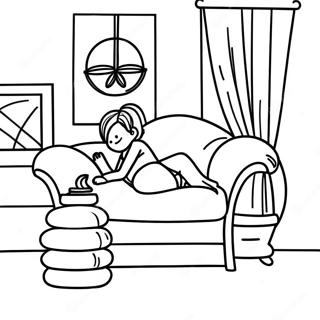 Relaxing Adult Easy Coloring Page 56584-45154