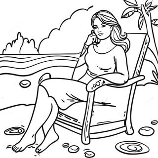 Relaxing Adult Easy Coloring Page 56584-45155