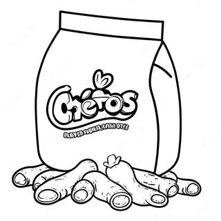 Hot Cheetos Bag Coloring Page 56593-45159