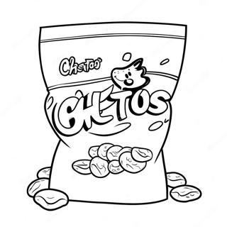 Hot Cheetos Bag Coloring Page 56593-45160