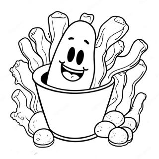 Spicy Hot Cheetos Cartoon Character Coloring Page 56594-45164