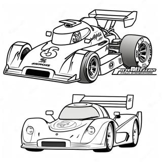 Fast And Furious Indy Car Coloring Page 56624-45186