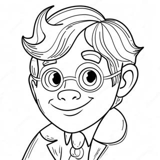 Charming Kevin Henkes Character Coloring Page 56634-45194