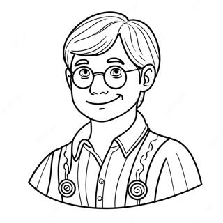 Charming Kevin Henkes Character Coloring Page 56634-45195