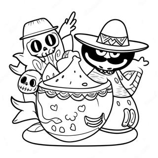 Cinco De Mayo Celebration Coloring Page 56653-45208