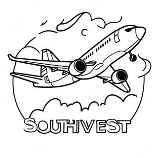 Southwest Airlines Coloring Pages