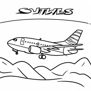 Southwest Airlines Logo Coloring Page 56703-45243