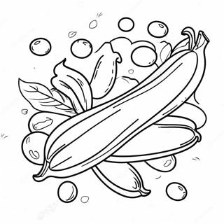 Beans Coloring Pages