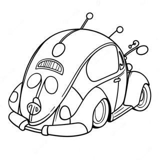 Love Bug Coloring Page 56743-45280