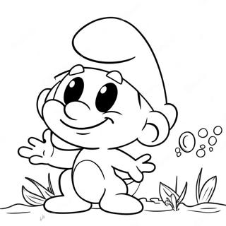 Smurfs Coloring Page 5676-4634