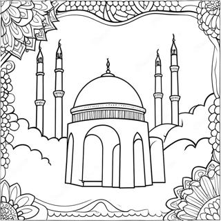 Eid Al Adha Celebration Coloring Page 56773-45304