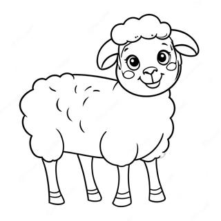 Colorful Eid Al Adha Sheep Coloring Page 56774-45320