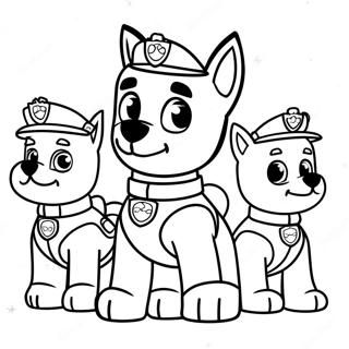 Paw Patrol Halloween Coloring Page 56793-45314